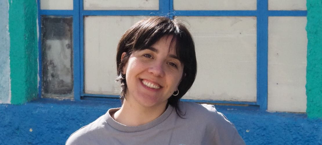 Florencia Vieites delante sonriendo